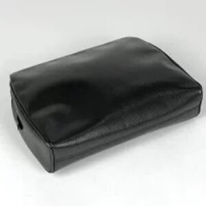 Celine Circle Black Shoulder Bag Leather Clutch